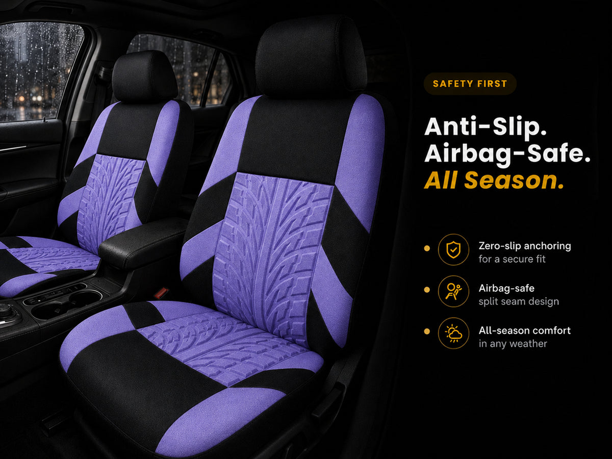 <p>Anti-Slip. Airbag-Safe. <em>All Season.</em></p>