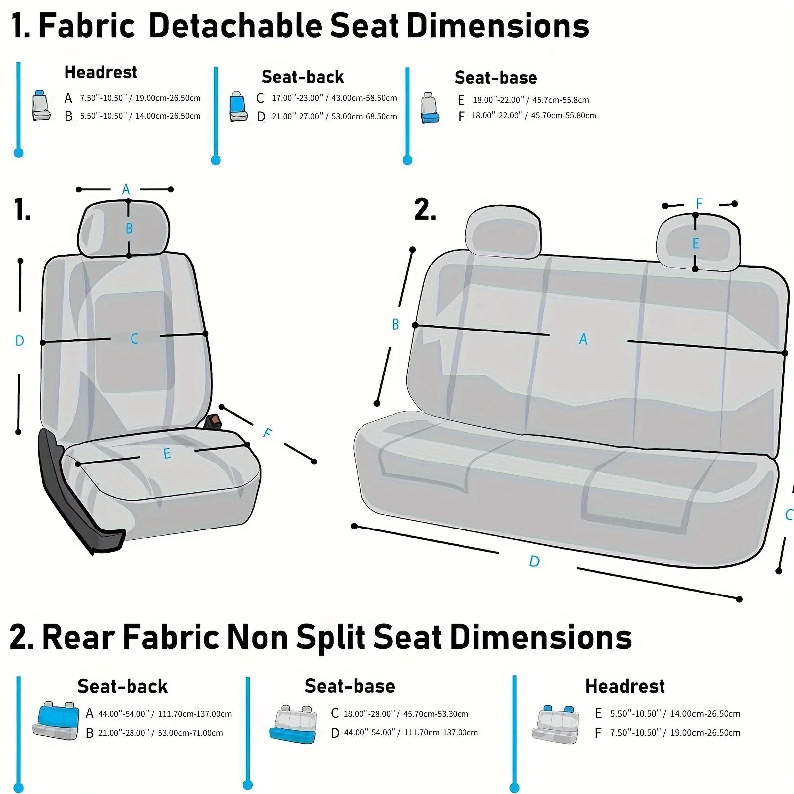 Aurovex Universal Car Seat Covers | Anti-Slip, Breathable, All-Season Protection - Image 19