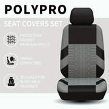 Aurovex Universal Car Seat Covers | Anti-Slip, Breathable, All-Season Protection - Image 2