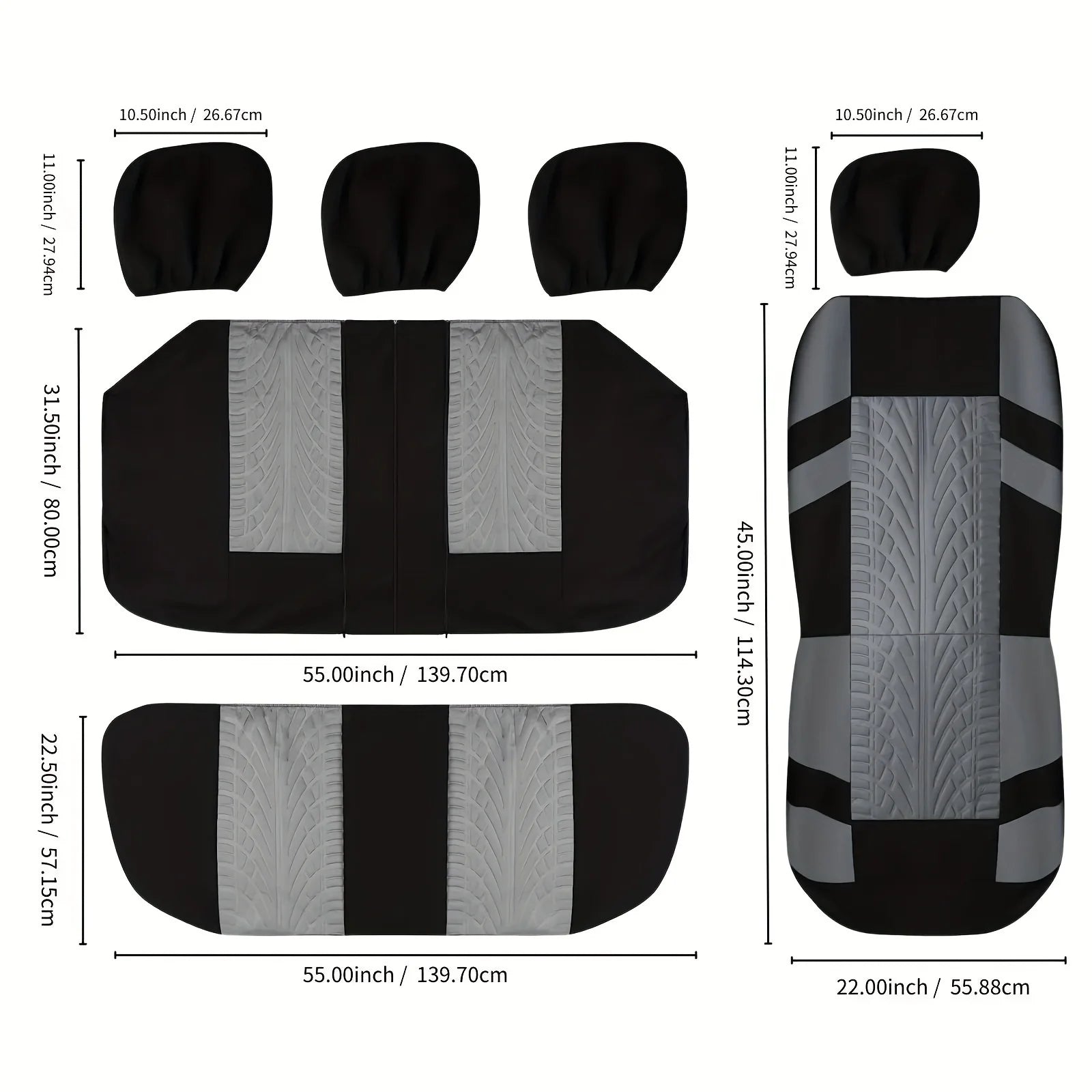 Aurovex Universal Car Seat Covers | Anti-Slip, Breathable, All-Season Protection - Image 4