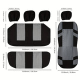 Aurovex Universal Car Seat Covers | Anti-Slip, Breathable, All-Season Protection - Image 4