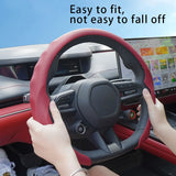 Aurovex Nappa Leather Steering Wheel Cover | Breathable, Non-Slip Grip - Image 11