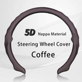 Aurovex Nappa Leather Steering Wheel Cover | Breathable, Non-Slip Grip - Image 12