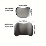 Aurovex Memory Foam Headrest & Lumbar Pillow | Ergonomic Driving Support - Image 11