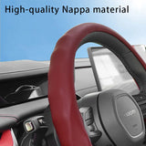 Aurovex Nappa Leather Steering Wheel Cover | Breathable, Non-Slip Grip - Image 9