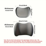Aurovex Memory Foam Headrest & Lumbar Pillow | Ergonomic Driving Support - Image 6