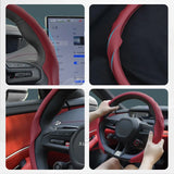 Aurovex Nappa Leather Steering Wheel Cover | Breathable, Non-Slip Grip - Image 5