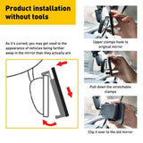Aurovex Wide-Angle Rearview Mirror | Anti-Glare Panoramic Interior Mirror - Image 4