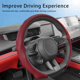Aurovex Nappa Leather Steering Wheel Cover | Breathable, Non-Slip Grip - Image 8