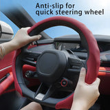 Aurovex Nappa Leather Steering Wheel Cover | Breathable, Non-Slip Grip - Image 6