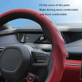 Aurovex Nappa Leather Steering Wheel Cover | Breathable, Non-Slip Grip - Image 10