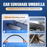 Aurovex Car Windshield Sun Shade Umbrella | Foldable UV Protection Heat Blocker
