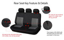 Aurovex Universal Car Seat Covers | Anti-Slip, Breathable, All-Season Protection
