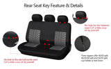 Aurovex Universal Car Seat Covers | Anti-Slip, Breathable, All-Season Protection