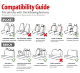 Aurovex Universal Car Seat Covers | Anti-Slip, Breathable, All-Season Protection