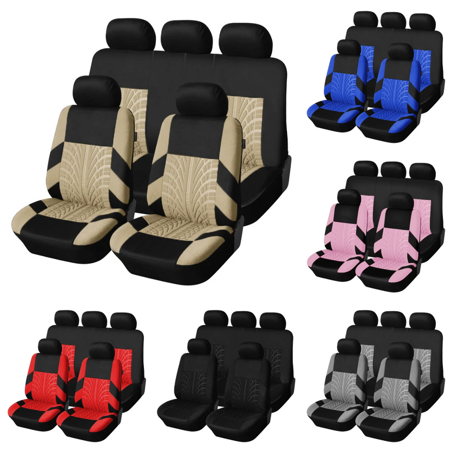 Aurovex Universal Car Seat Covers | Anti-Slip, Breathable, All-Season Protection